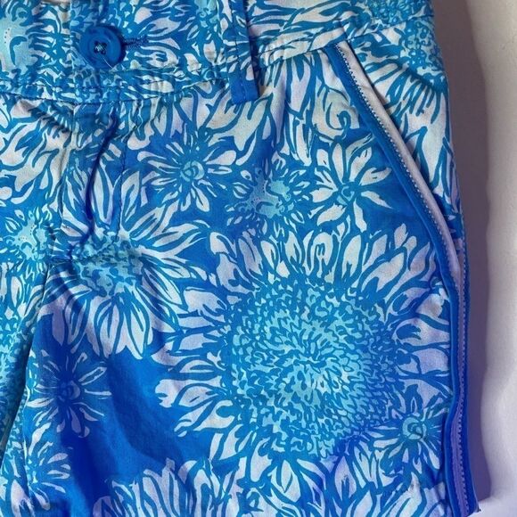 Lilly Pulitzer Callahan Shorts Ariel Blue Lion In The Sun - Picture 3 of 7